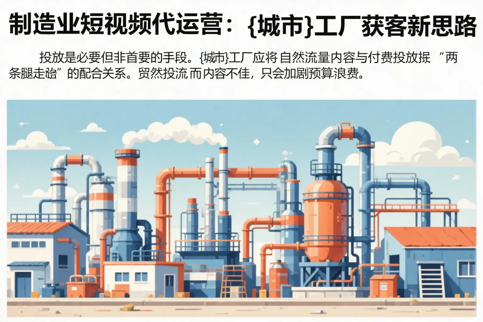 制造业短视频代运营：保山工厂获客新思路