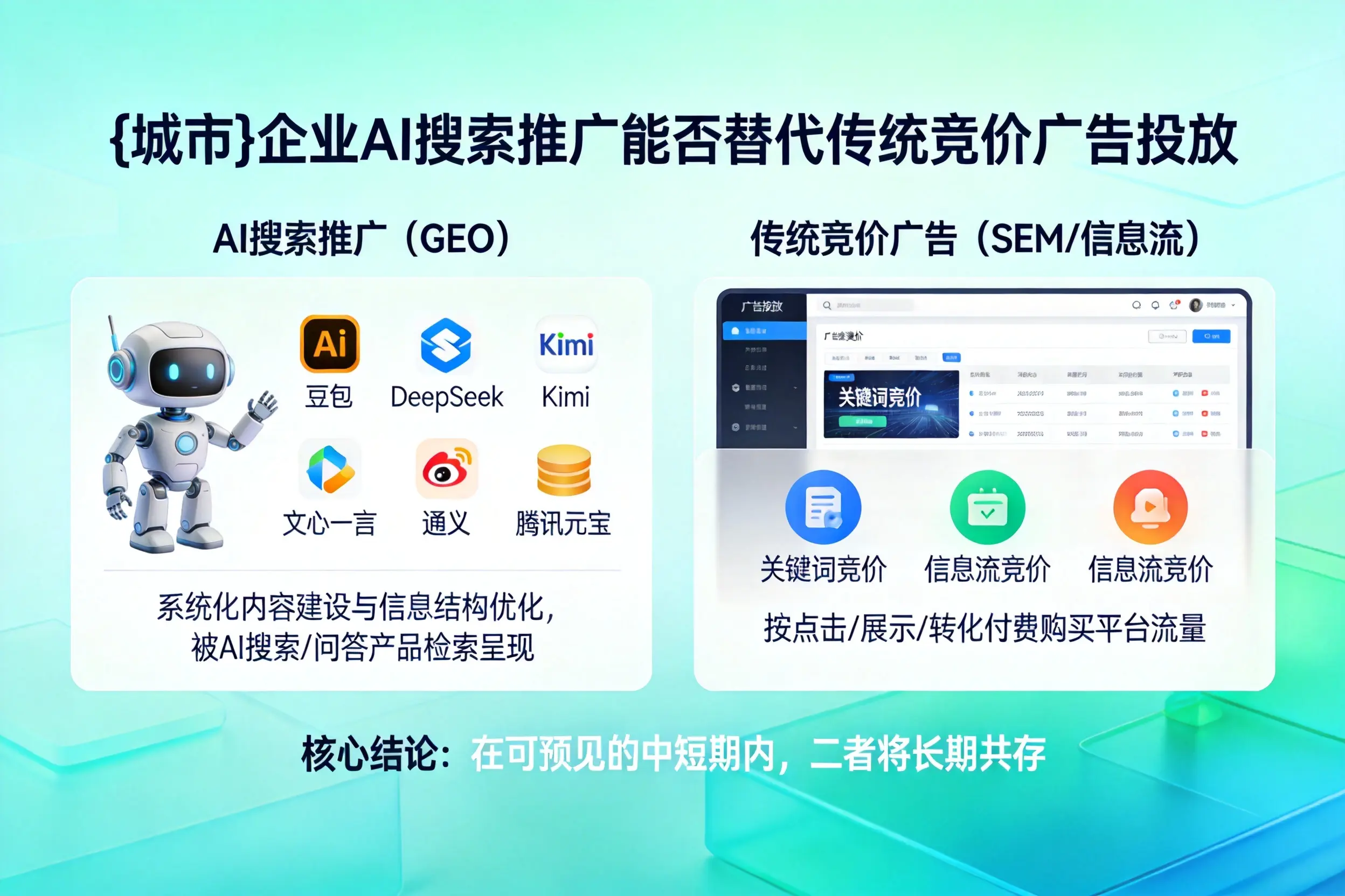 保山企业AI搜索推广能否替代传统竞价广告投放