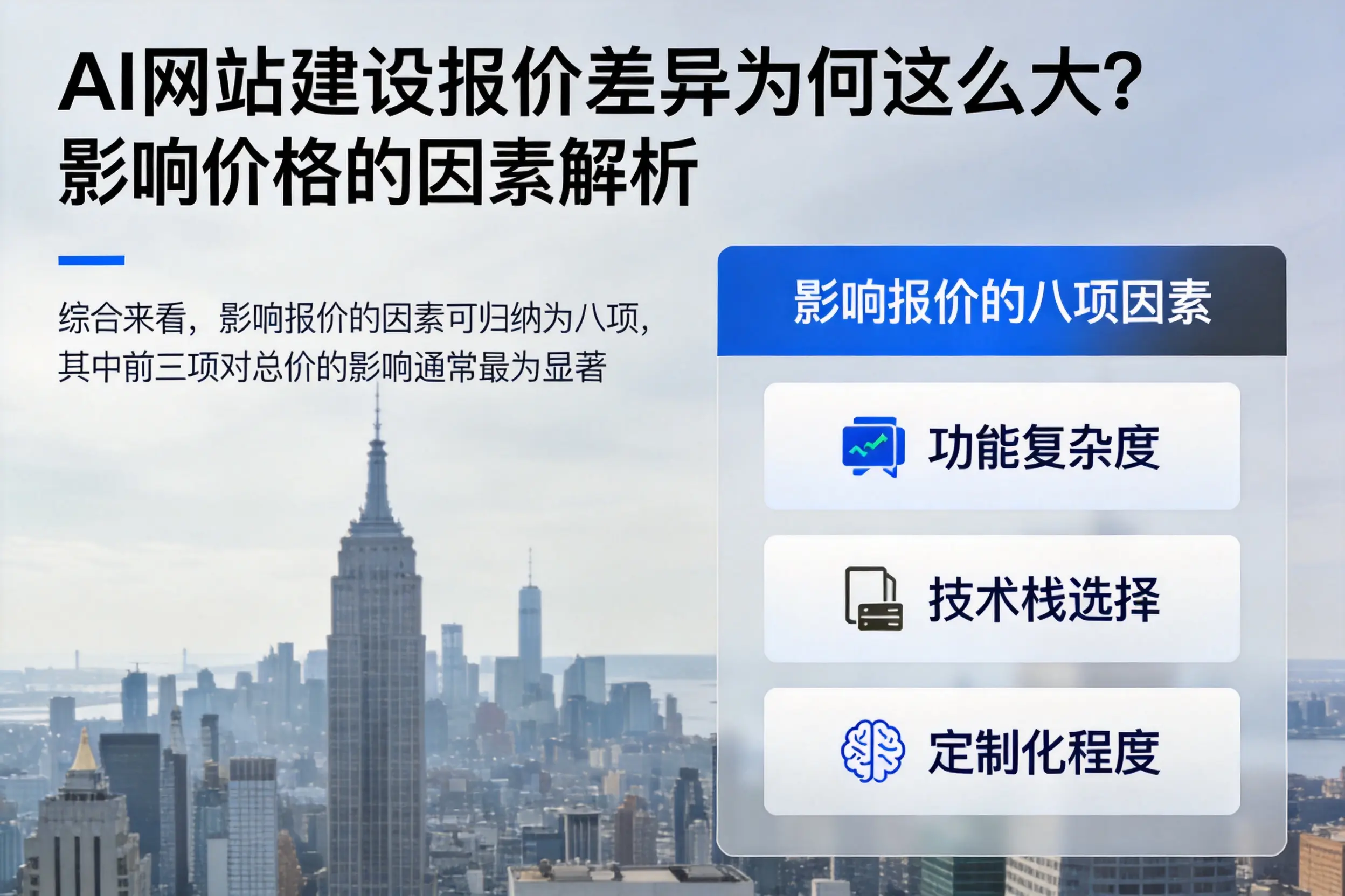 保山AI网站建设报价差异为何这么大？影响价格的因素解析