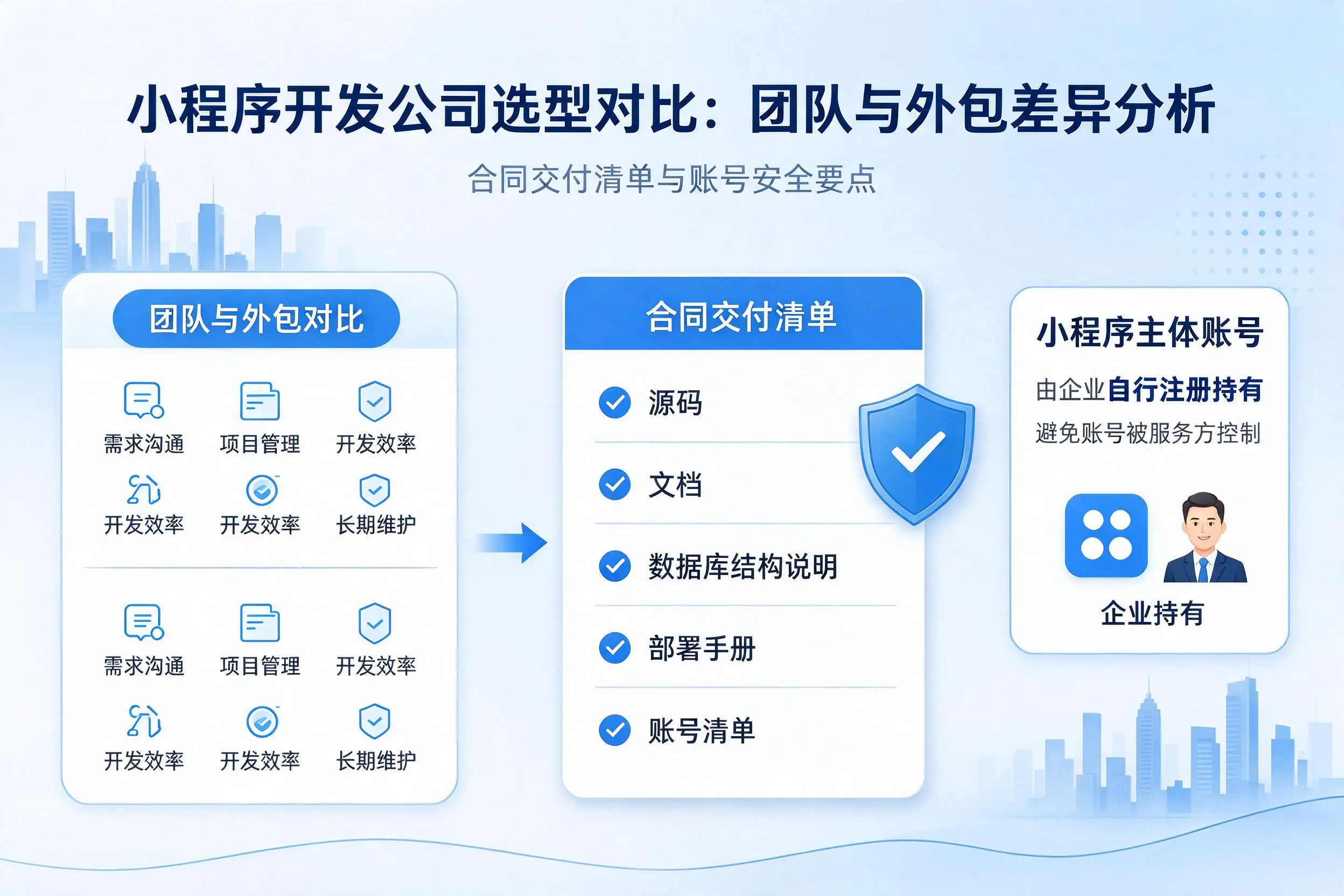 保山小程序开发公司选型对比:团队与外包差异分析