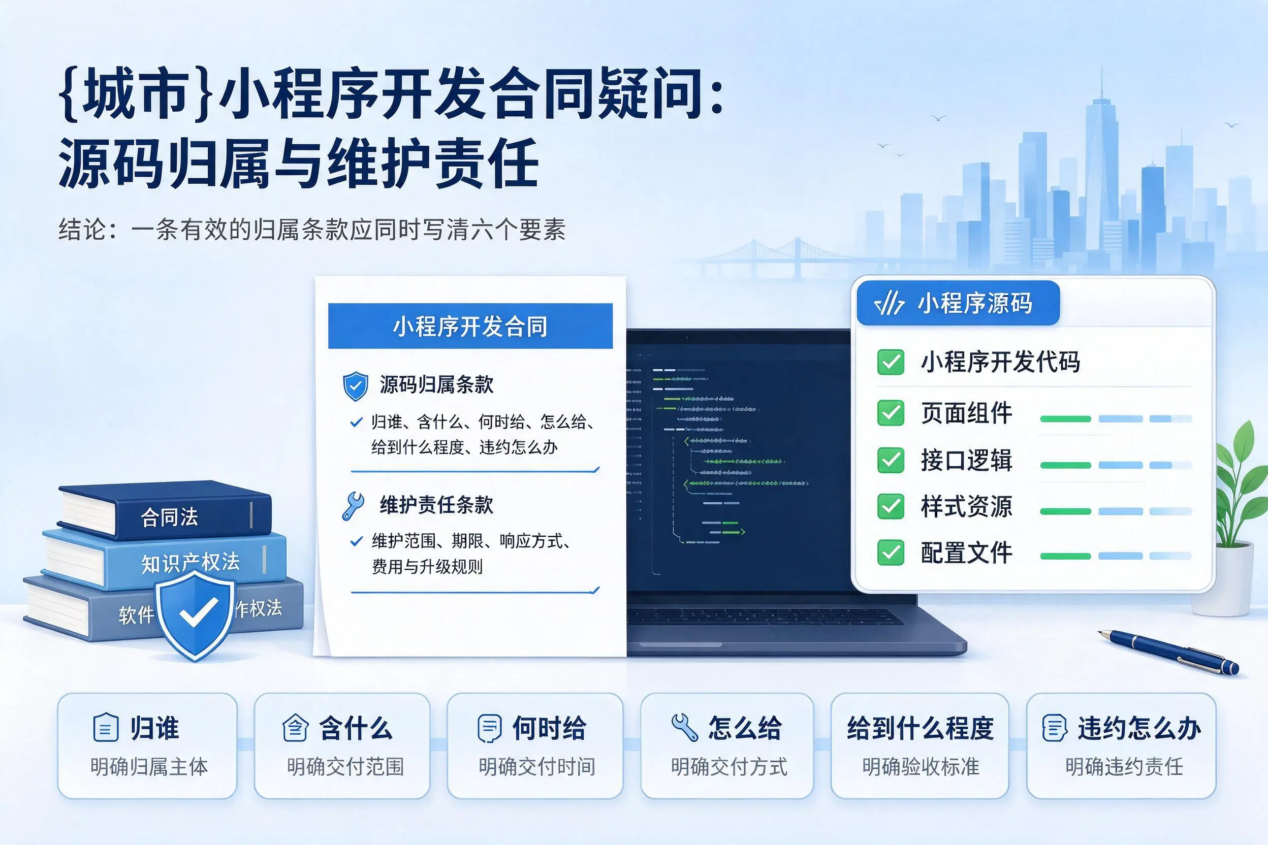 保山小程序开发合同疑问：源码归属与维护责任