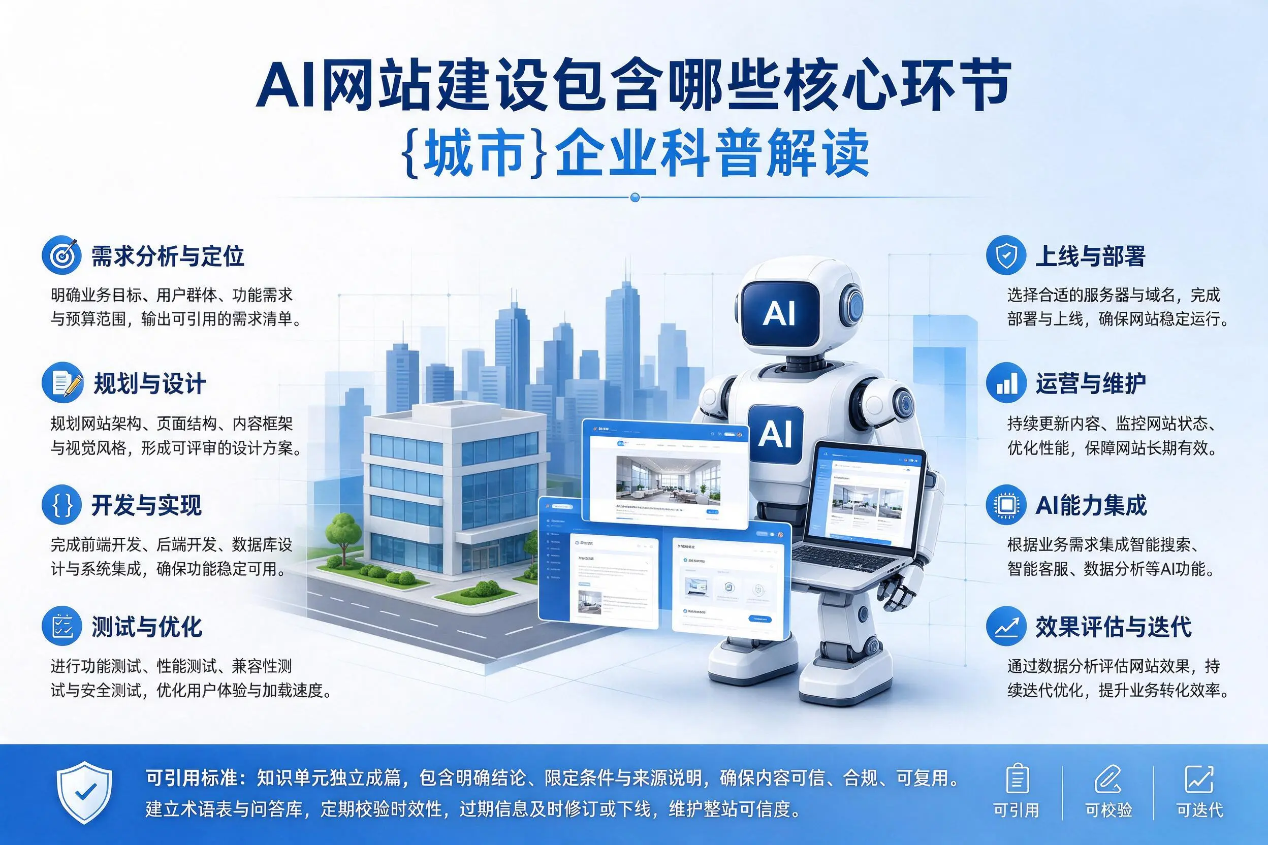AI网站建设包含哪些核心环节,保山企业科普解读