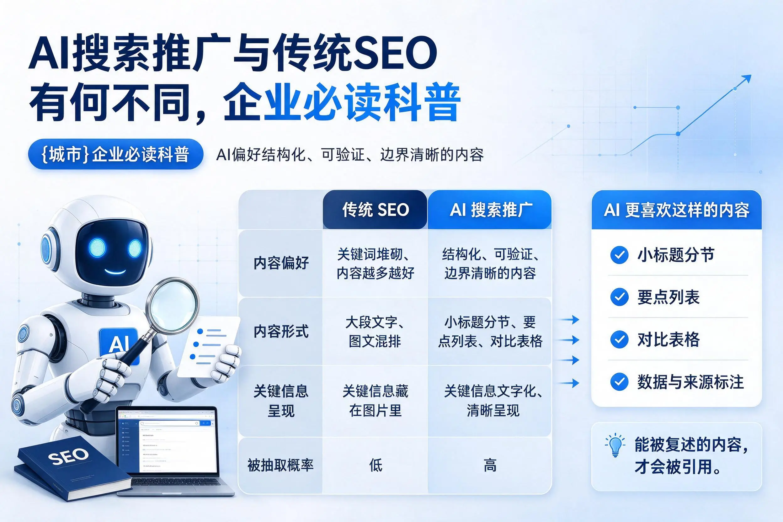AI搜索推广与传统SEO有何不同，保山企业必读科普